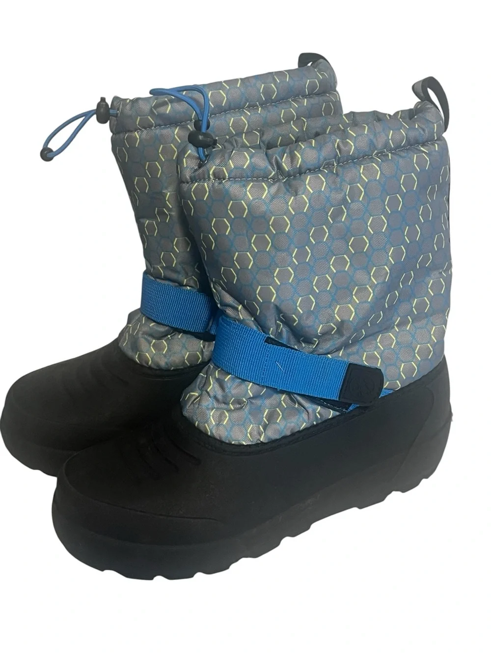 Northside Kids Frosty Waterproof Winter Boots in Gray and Blue